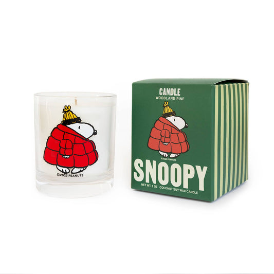 3P4 x Peanuts® Candle - Snoopy Puffy Coat (Woodland Pine)