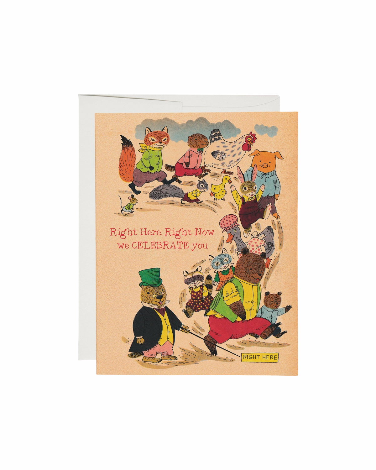 Richard Scarry Right Here Card