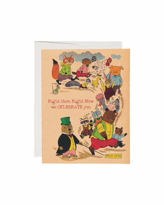 Richard Scarry Right Here Card