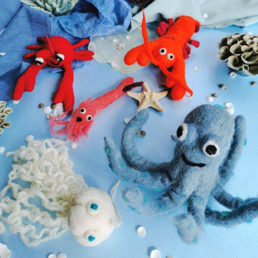 Ollie the Octopus Felt Decoration