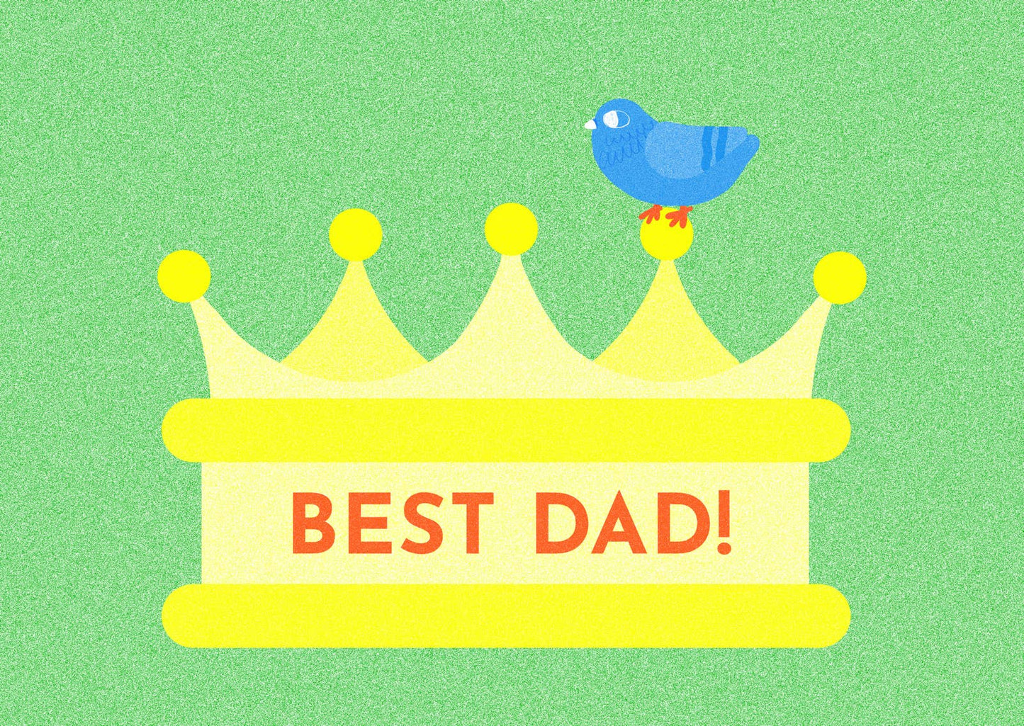 Best Dad Crown Father's Day  Card