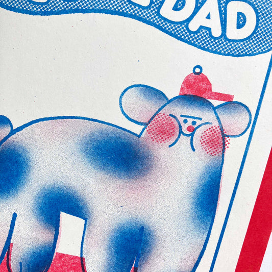 Cool Dad Riso Card