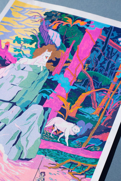 Princess Mononoke -  Simon Roussin A3 Print
