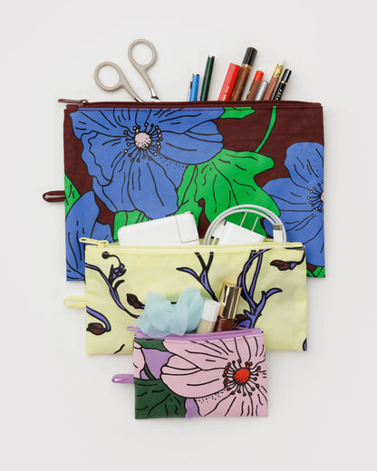Poppy Mix Flat Pouch