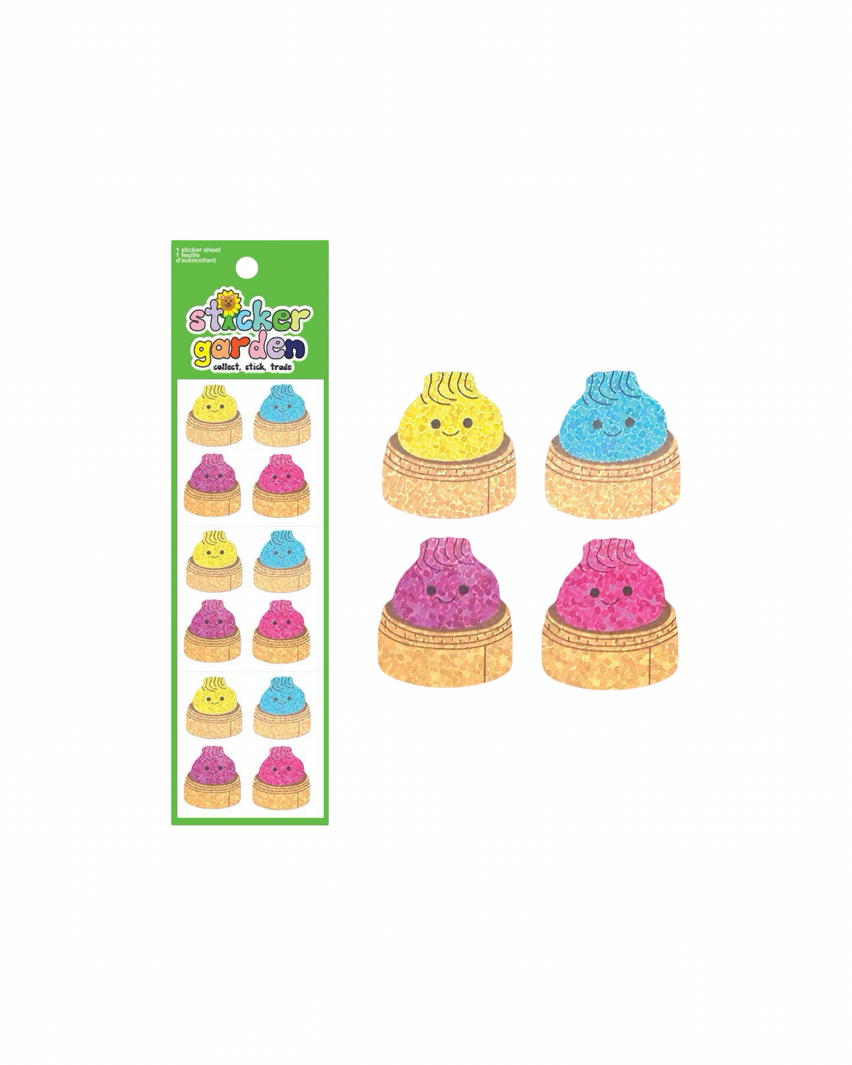 Sparkle Dumpling Sticker Sheet