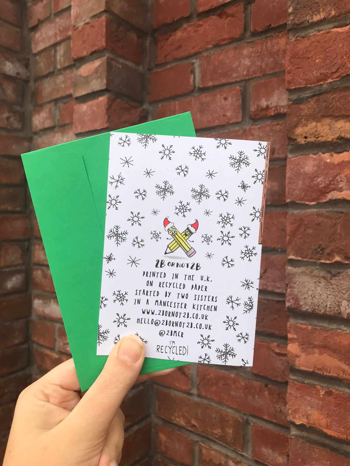 Christmas Frogs Card