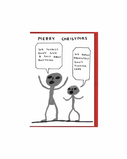 Don't Give a Shit Christmas Card