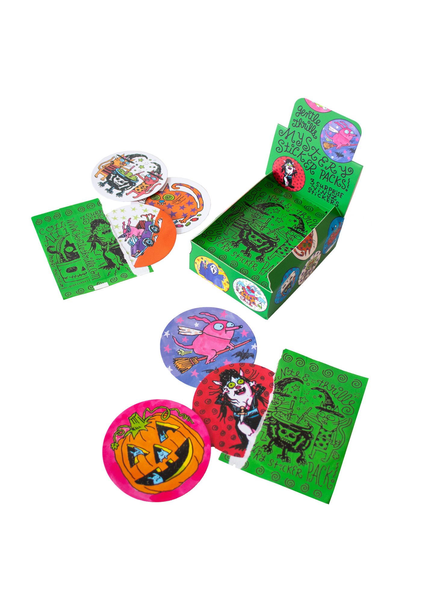 Gentle Thrills Mystery Halloween Sticker Pack