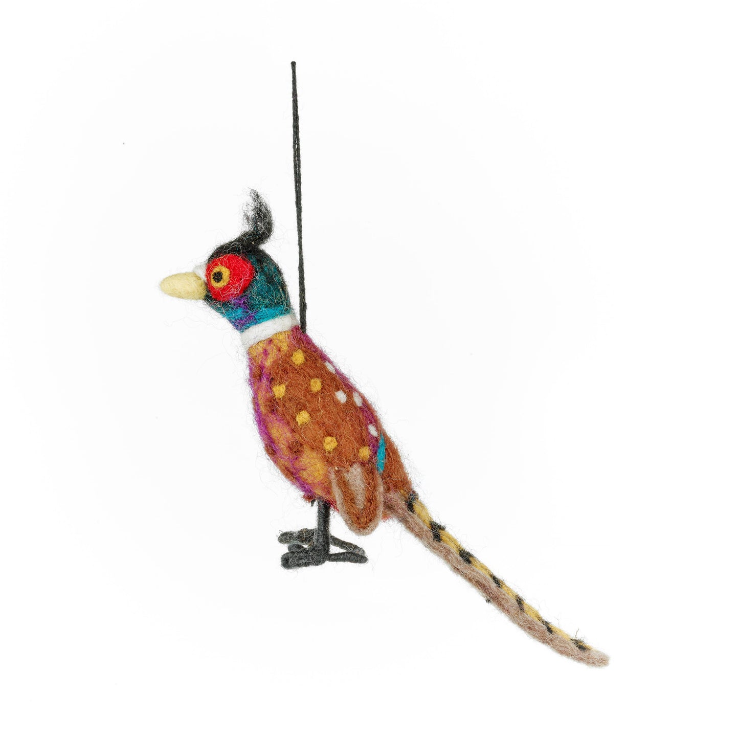 Philippa the Pheasant Felt Decoration