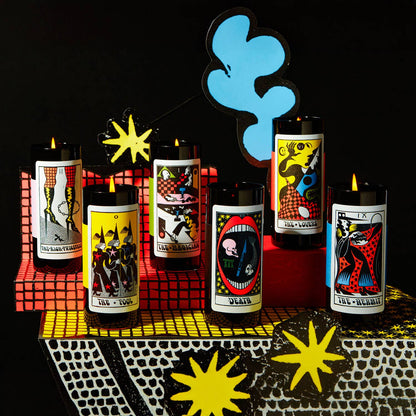 The Lovers Tarot Candle