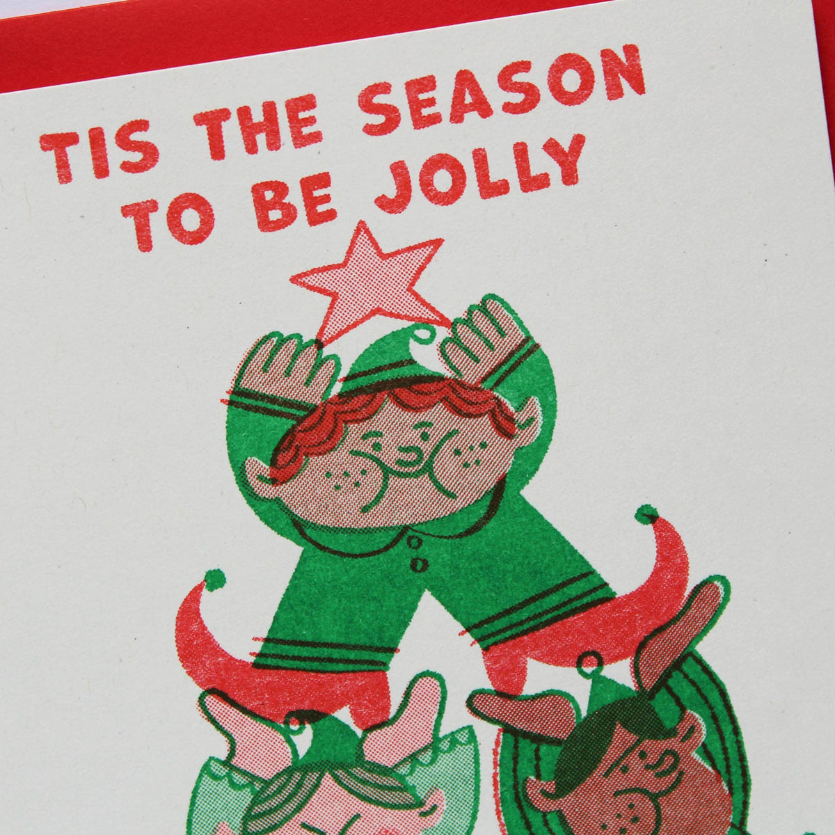 Tis The Season Riso Christmas Card