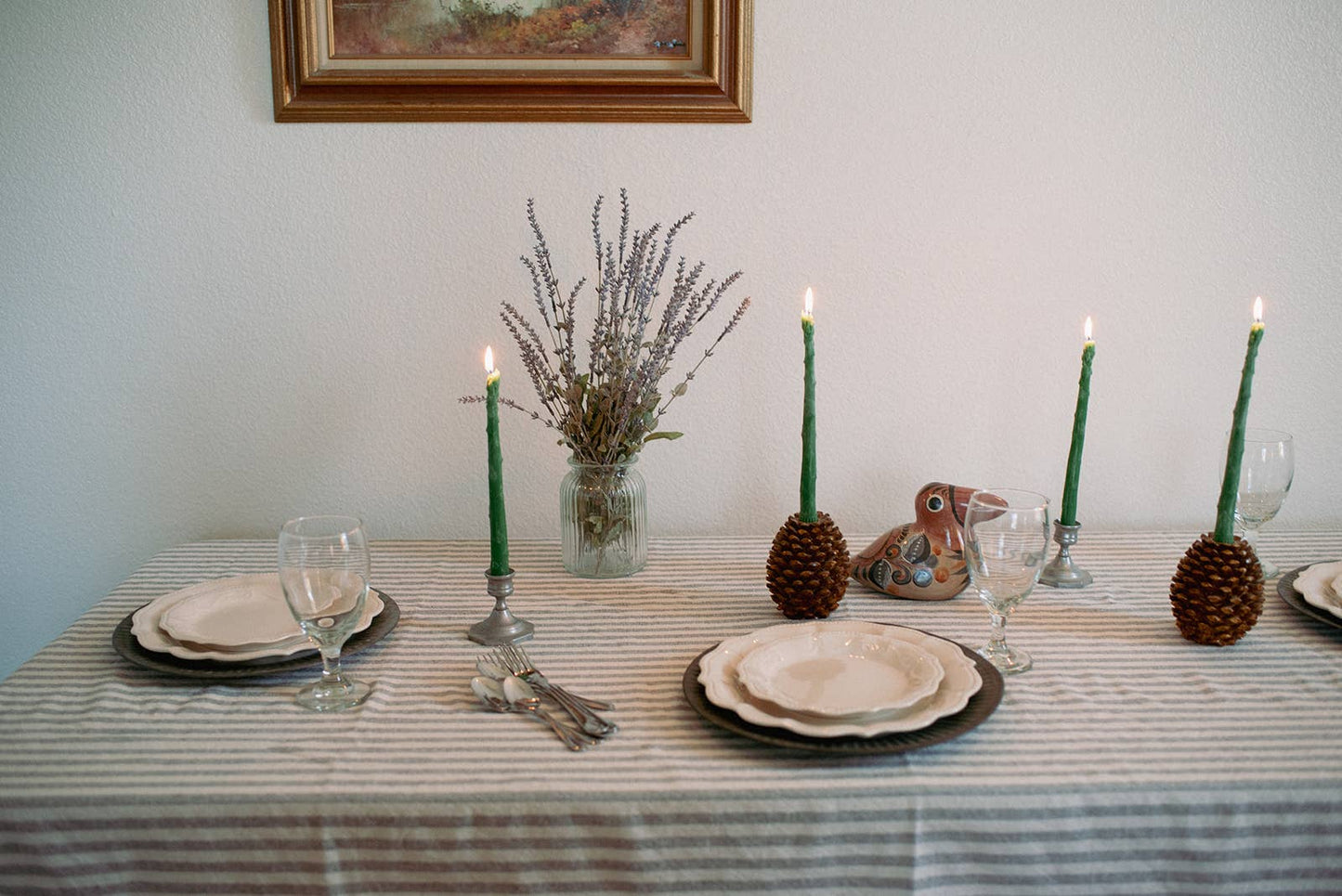 Asparagus Beeswax Candle