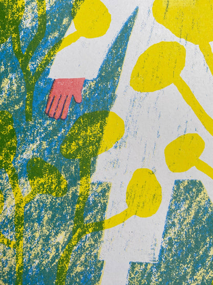Surround Yourself With Nature A3 Riso Print