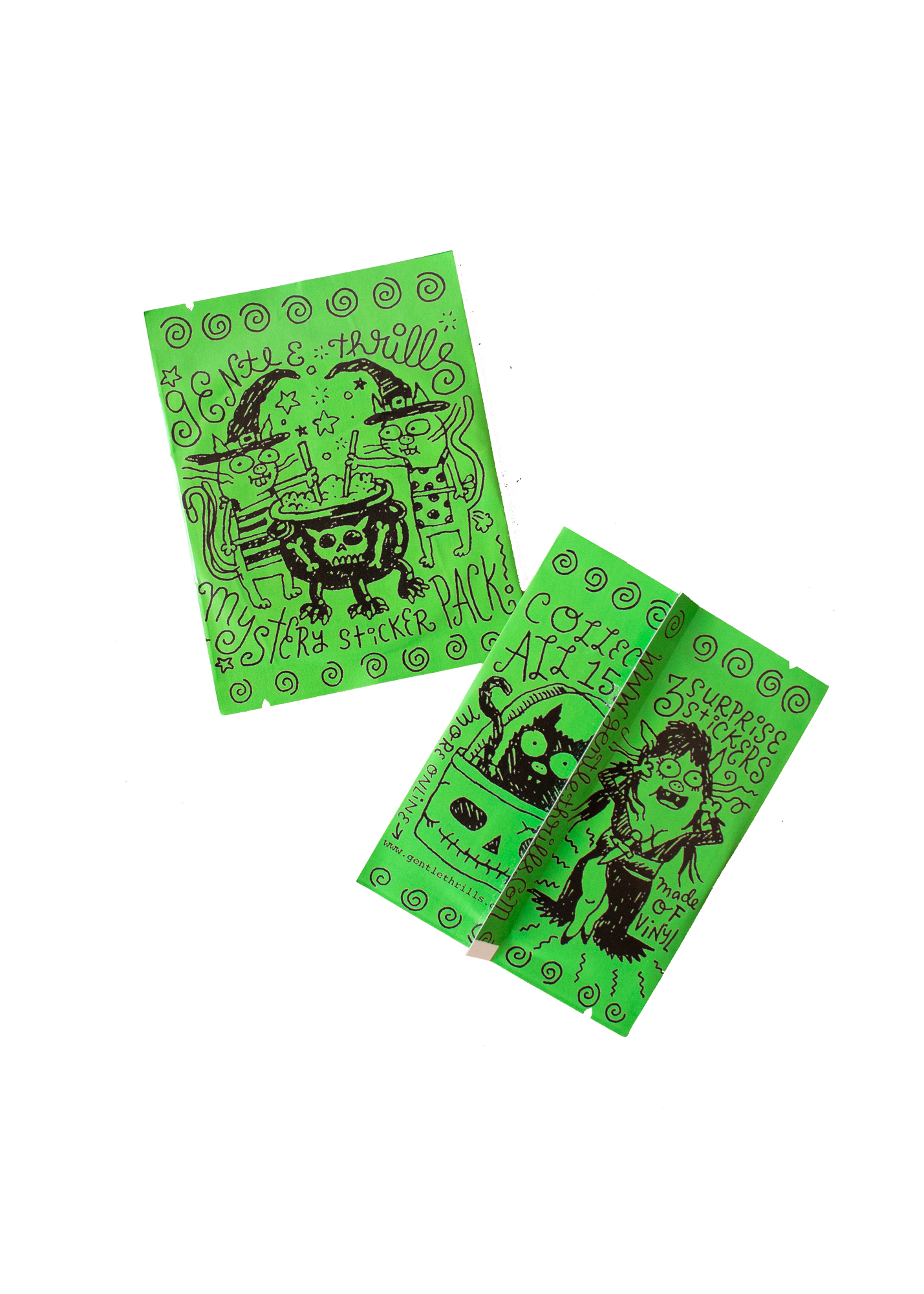 Gentle Thrills Mystery Halloween Sticker Pack