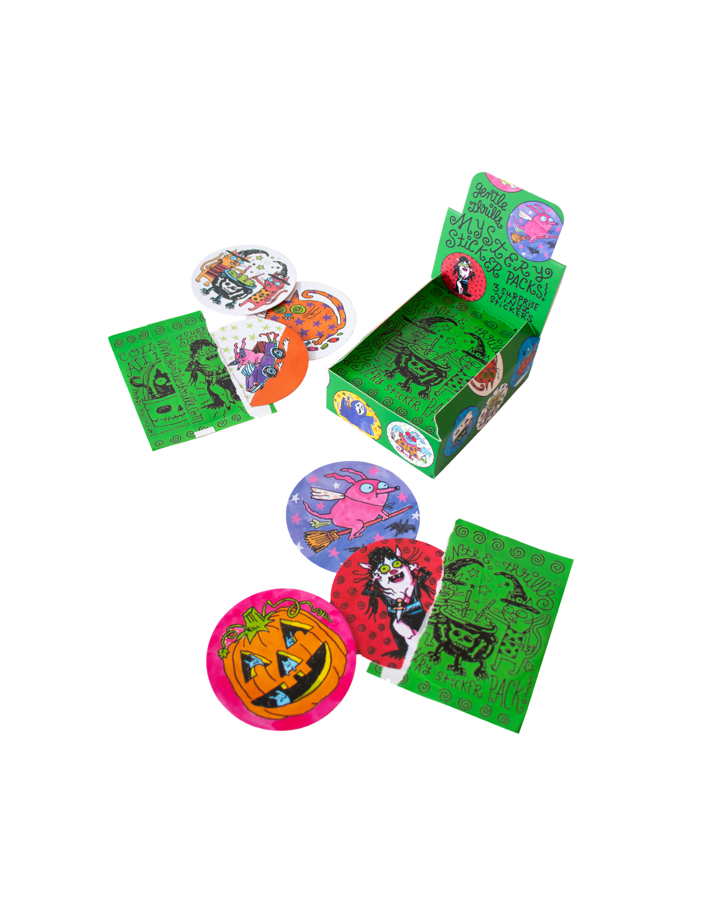 Gentle Thrills Mystery Halloween Sticker Pack