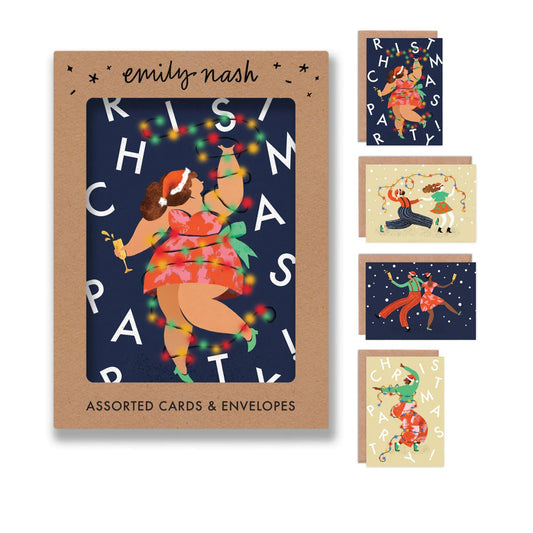 Christmas Party - Box of 8 Assorted Cards