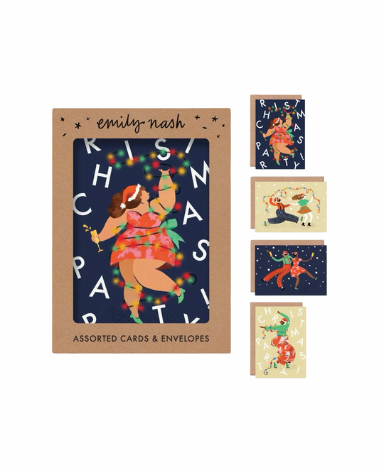 Christmas Party - Box of 8 Assorted Cards