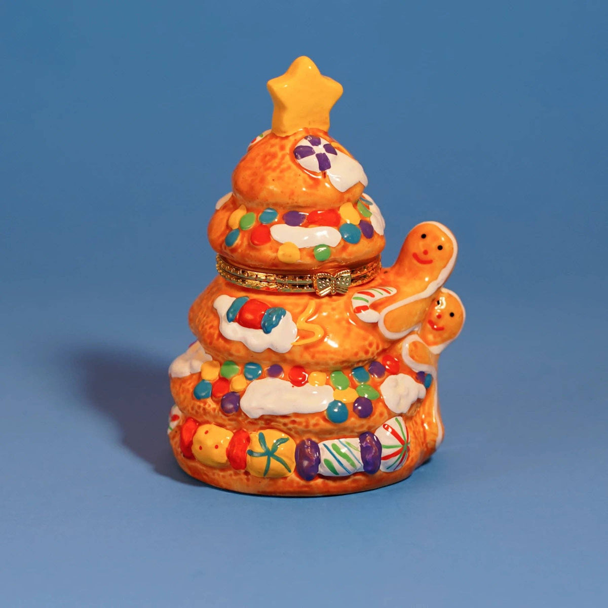Gingerbread Christmas Tree Trinket Box