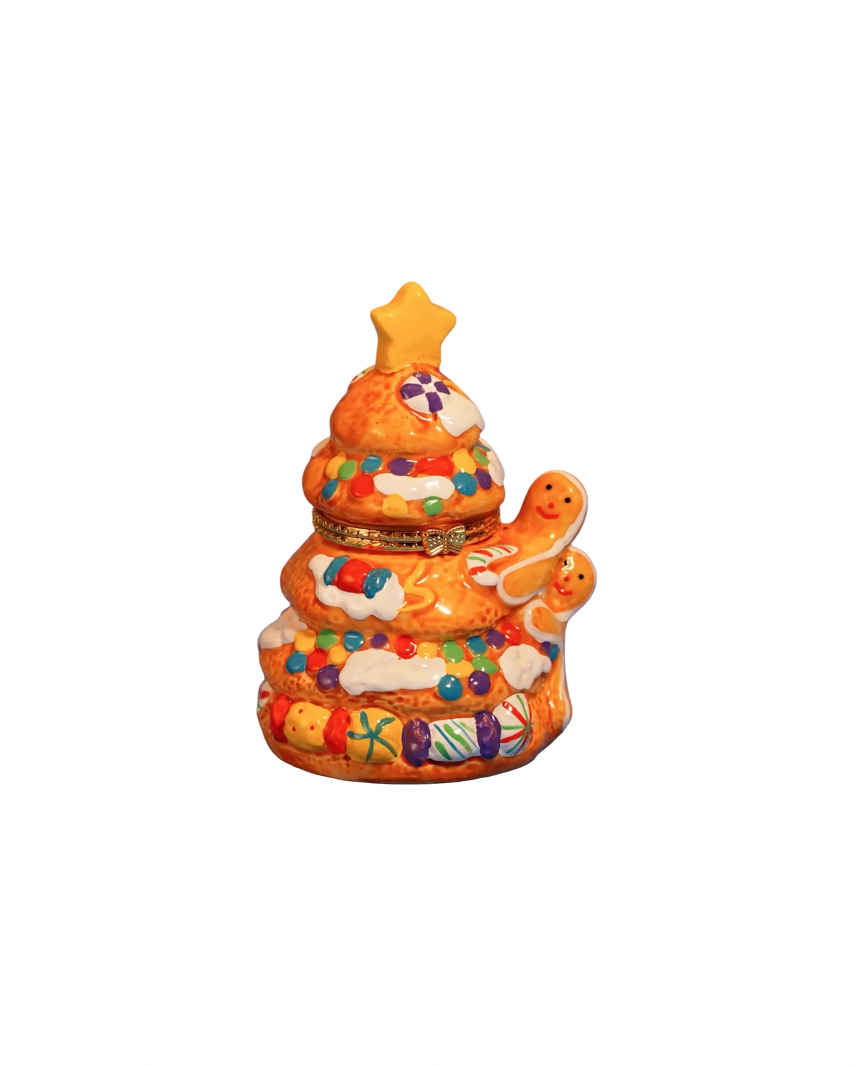 Gingerbread Christmas Tree Trinket Box