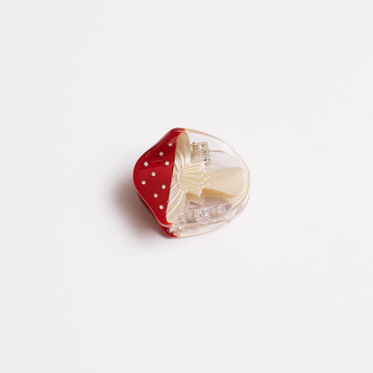 Red Magic Mushroom Mini Hair Clip