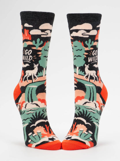 Go Wild Women's Crew Socks