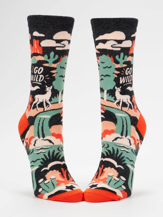 Go Wild Women's Crew Socks