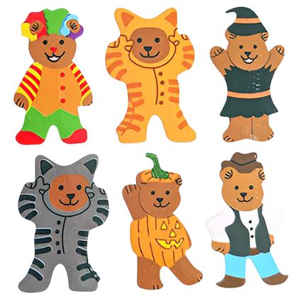 Trick or Bear Halloween Sticker Sheet