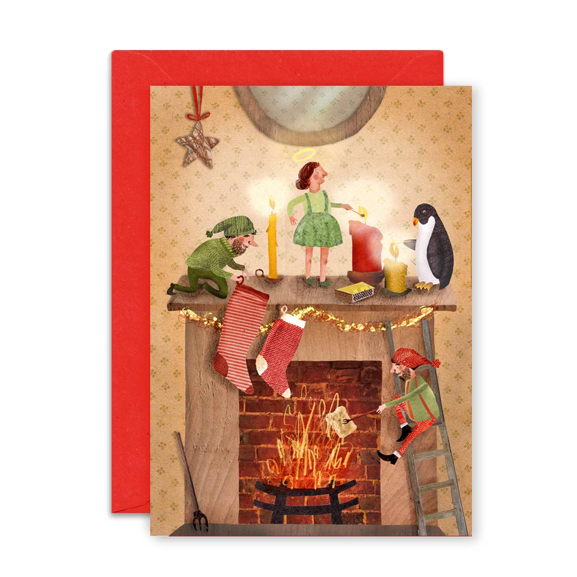 Christmas Scenes - Box 6 Assorted  Cards  ** coming soon ***