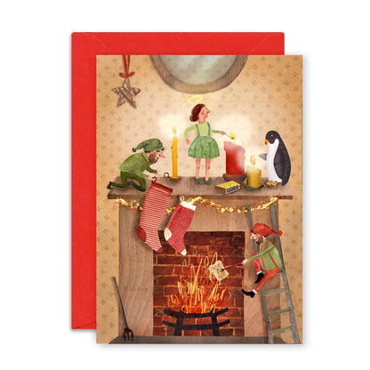 Christmas Scenes - Box 6 Assorted  Cards  ** coming soon ***