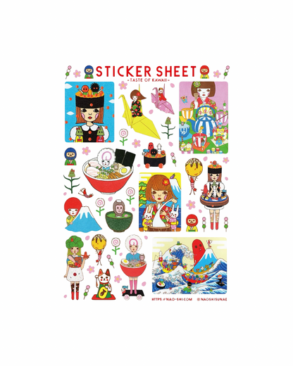 Taste of Kawaii Sticker Sheet