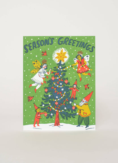 Christmas Fairies Christmas Card
