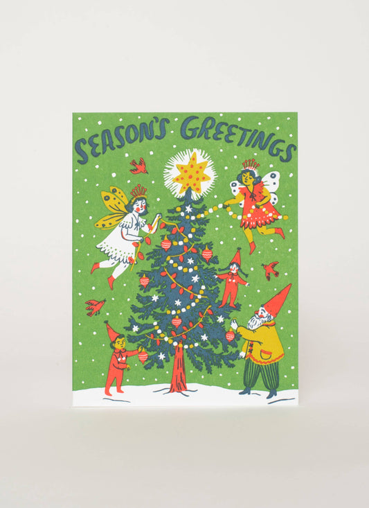 Christmas Fairies Christmas Card