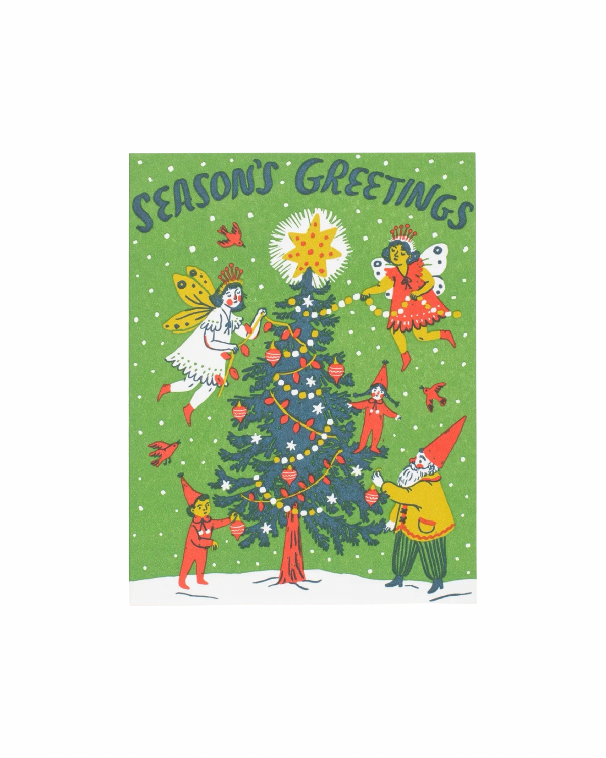 Christmas Fairies Christmas Card