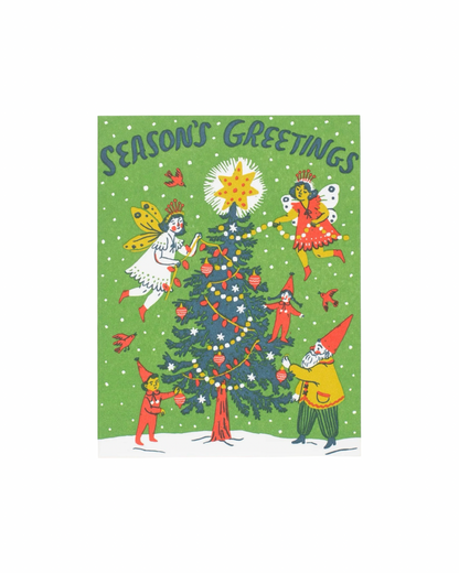 Christmas Fairies Christmas Card
