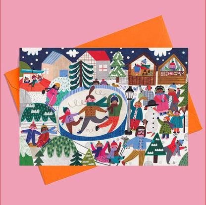 Christmas Town Card