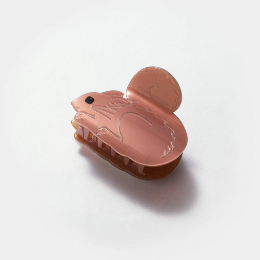 Chestnut Squirrel Hair Claw Chestnut