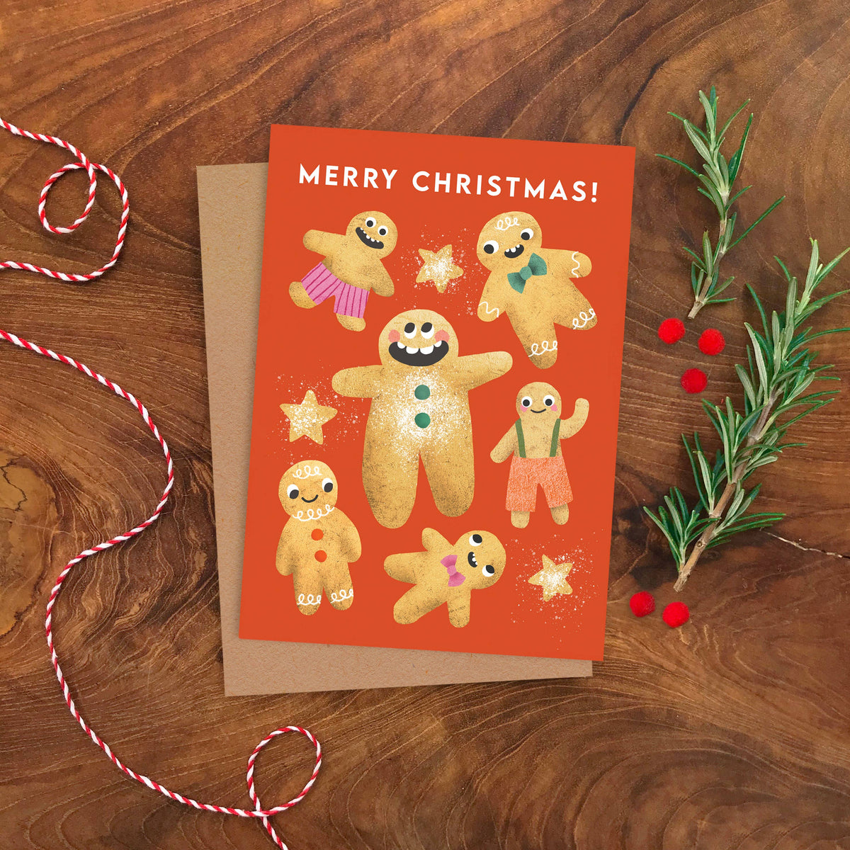 Christmas Funny Faces - Box of 8 Assorted Cards