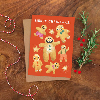 Christmas Funny Faces - Box of 8 Assorted Cards