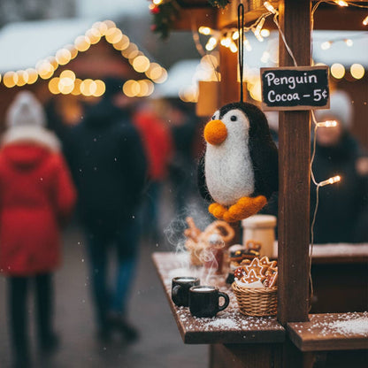 Baby Penguin Felt Decoration