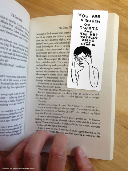 Bunch Of Twats - Shrigley Magnetic Bookmark