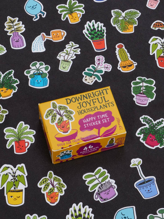 Joyful Houseplants Sticker Box