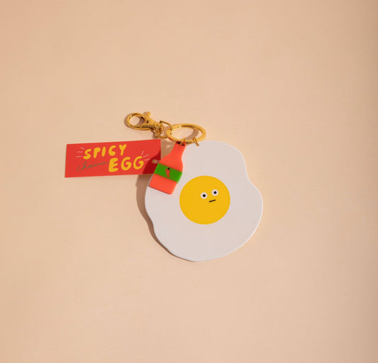 Spicy Egg Keychain
