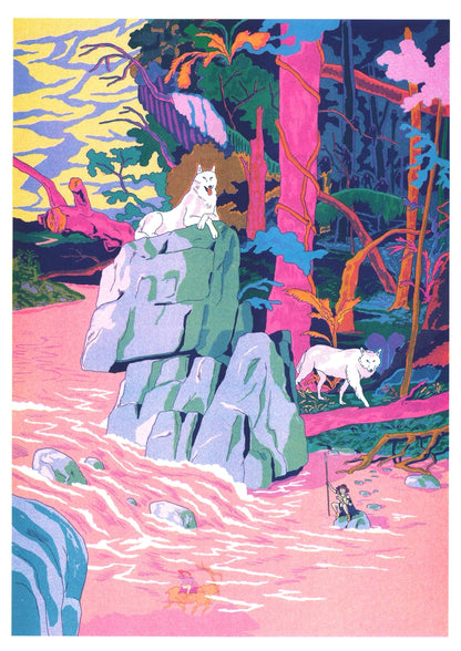 Princess Mononoke -  Simon Roussin A3 Print