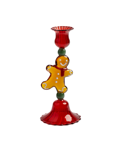 Merry Gingerbread Candle Holder