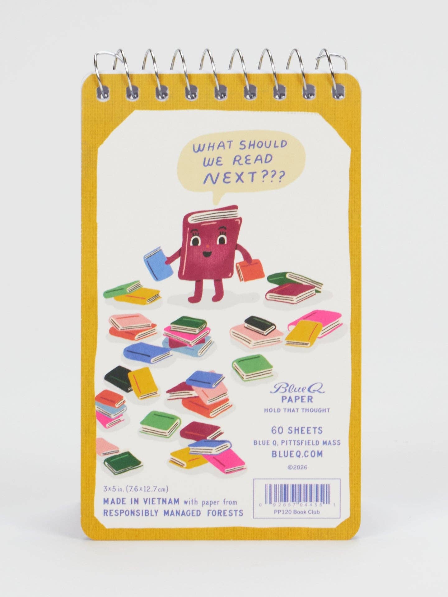 Book Club Mini Spiral Notebook