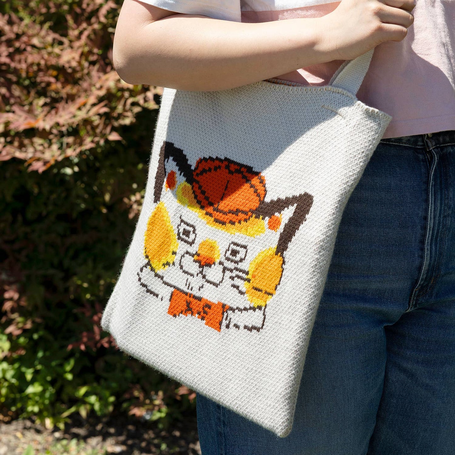 Richard Scarry Huck Cat Knit Tote
