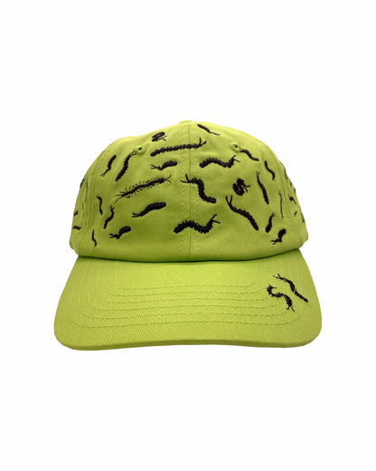 67 Centipedes Dad Hat  - Acid Green
