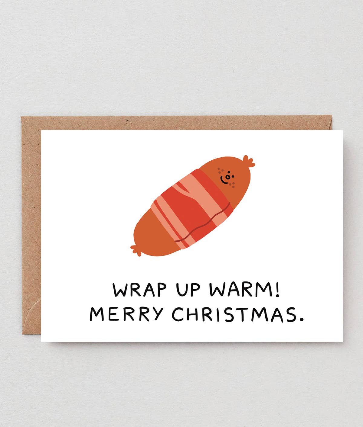 Wrap Up Warm Christmas Card