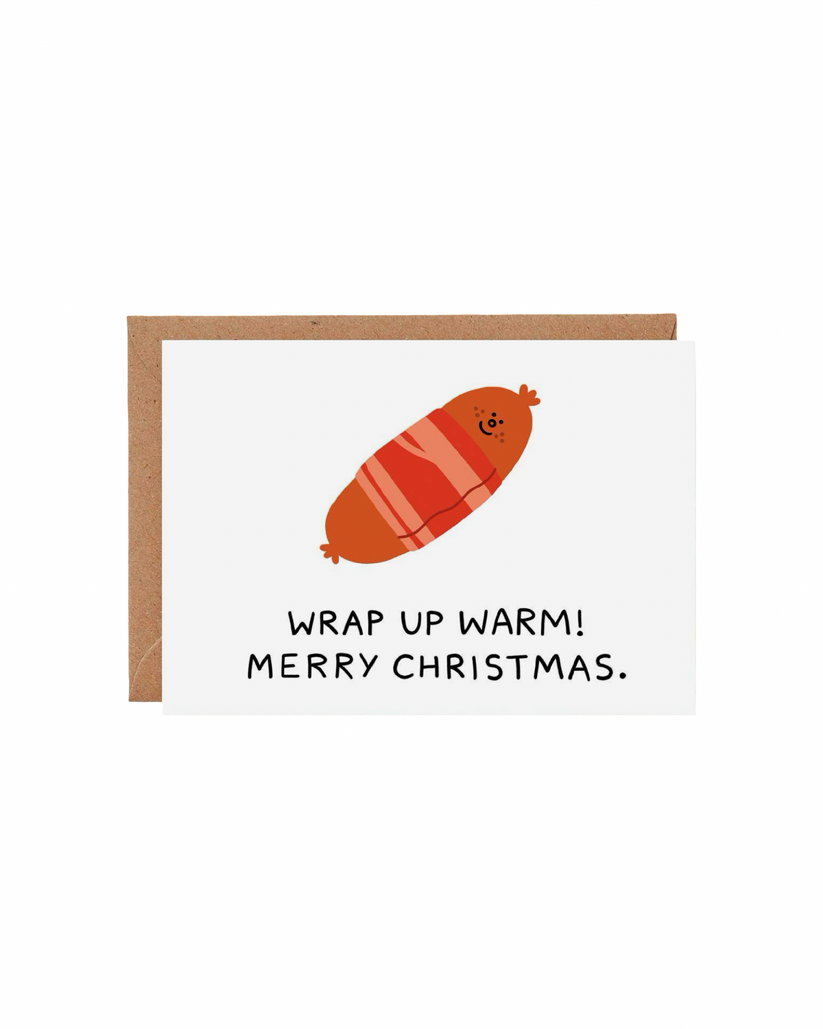 Wrap Up Warm Christmas Card