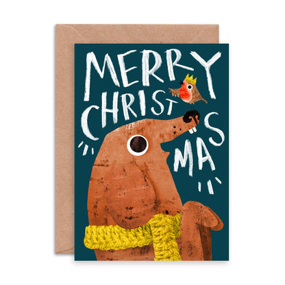 Christmas Animals - Box of 6 Assorted Cards